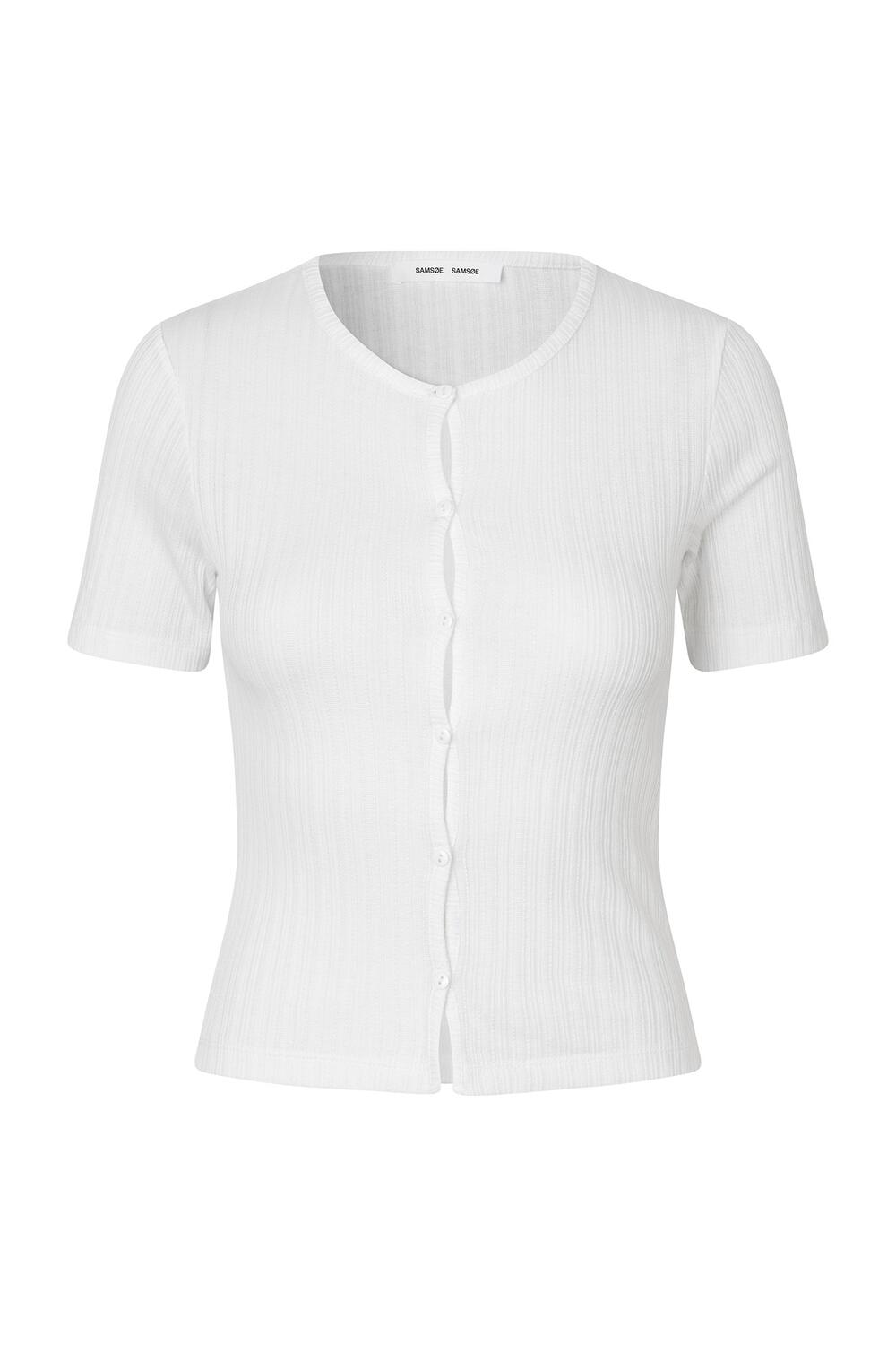 Sajuni kortærmet cardigan - hvid